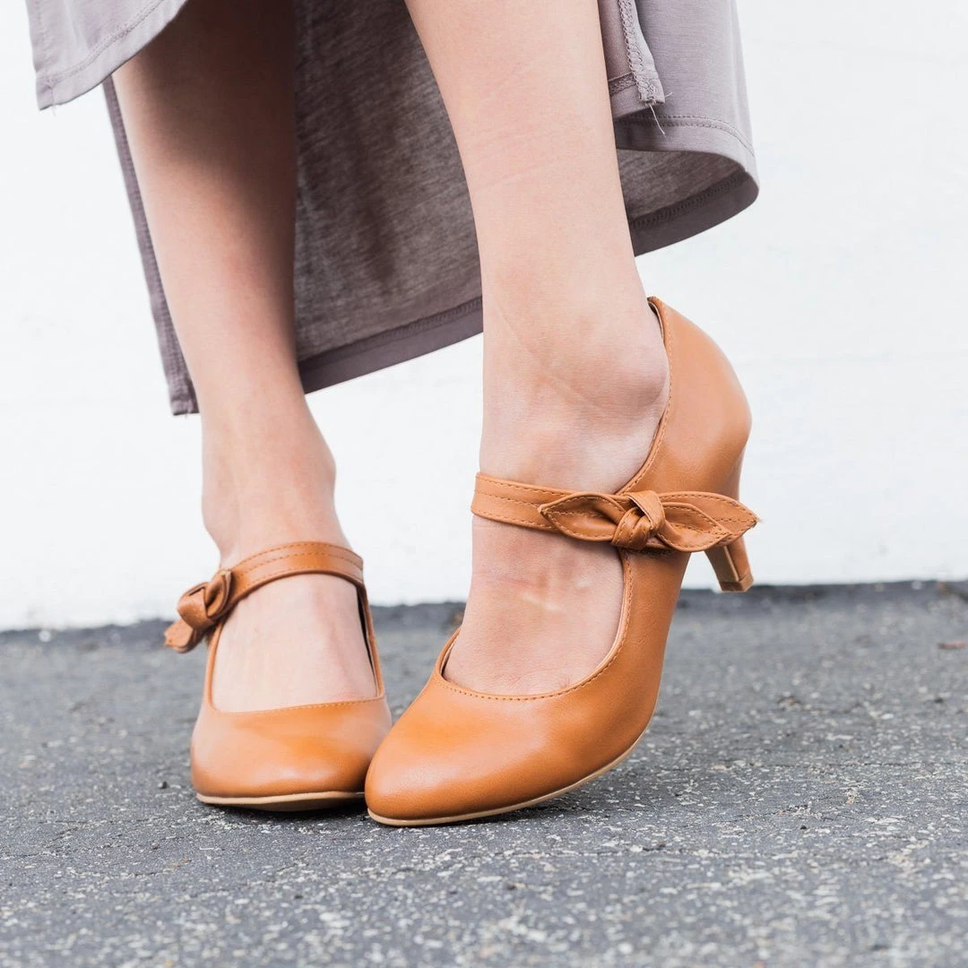 Unbranded/Generic Newest Arrivals Mary Jane Bow Strap Heels 2 Unbranded/Generic Newest Arrivals Mary Jane Bow Strap Heels