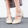 Unbranded/Generic Newest Arrivals Mary Jane Bow Strap Heels