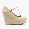 Soda Shoes Newest Arrivals Mary Jane Platform Wedges