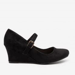 Anna Shoes Mary Jane Wedge Heels