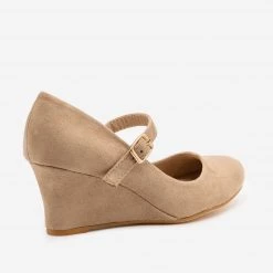 Anna Shoes Mary Jane Wedge Heels