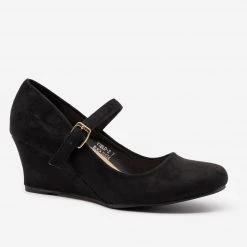 Anna Shoes Mary Jane Wedge Heels
