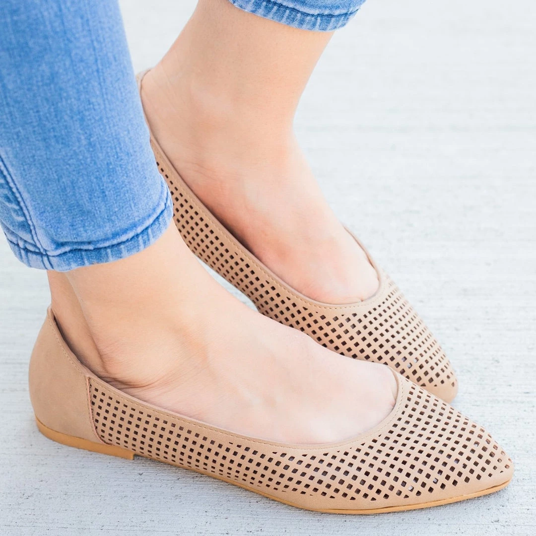 Bamboo Shoes Newest Arrivals Mesh Almond Toe Ballet Flats 5 Bamboo Shoes Newest Arrivals Mesh Almond Toe Ballet Flats