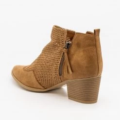 Qupid Shoes Mesh Pointed Toe Western Booties Newest Arrivals 6 Qupid Shoes Mesh Pointed Toe Western Booties Newest Arrivals