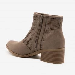 City Classified Shoes Newest Arrivals Mesh Side Ankle Booties