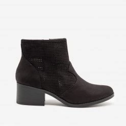 City Classified Shoes Newest Arrivals Mesh Side Ankle Booties