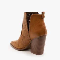 Qupi Newest Arrivals Mesh V-Cut Booties 9 Qupi Newest Arrivals Mesh V-Cut Booties