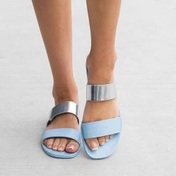 Bamboo Shoes Newest Arrivals Metallic Dual Strap Sandal 8 Bamboo Shoes Newest Arrivals Metallic Dual Strap Sandal