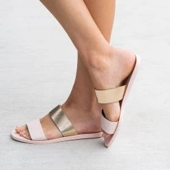Bamboo Shoes Newest Arrivals Metallic Dual Strap Sandal 9 Bamboo Shoes Newest Arrivals Metallic Dual Strap Sandal