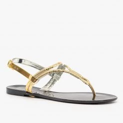 Bamboo Shoes Metallic Jelly Sandals Newest Arrivals