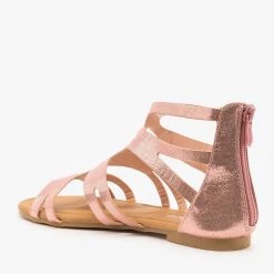 Weeboo Newest Arrivals Metallic Laser-Cut Space Sandals