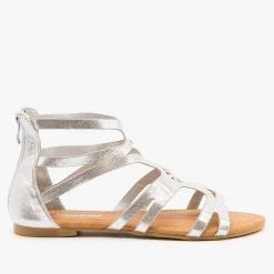 Weeboo Newest Arrivals Metallic Laser-Cut Space Sandals