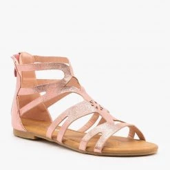 Weeboo Newest Arrivals Metallic Laser-Cut Space Sandals