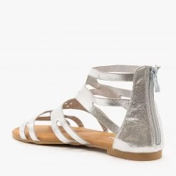 Weeboo Newest Arrivals Metallic Laser-Cut Space Sandals