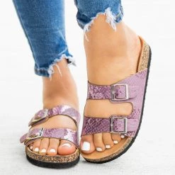 Mata Metallic Snakeskin Slides 22 Mata Metallic Snakeskin Slides