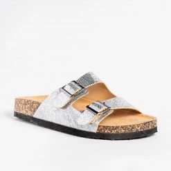 Mata Metallic Snakeskin Slides 17 Mata Metallic Snakeskin Slides