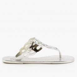 Qupid Shoes Metallic Thong-Toe Sandals Newest Arrivals 9 Qupid Shoes Metallic Thong-Toe Sandals Newest Arrivals