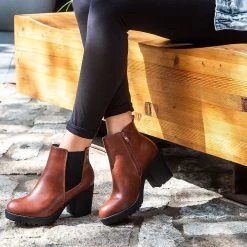 Refresh Minimalist Chunky Fashion Booties Newest Arrivals