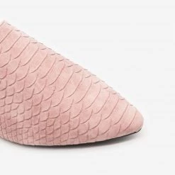 Mata Minimalist Snake Print Mules