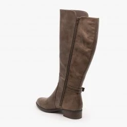 Soda Shoes Mixed Material Riding Boots FINAL SALE