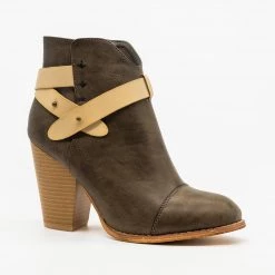Mi.im Newest Arrivals Modern Belt Around Ankle Bootie