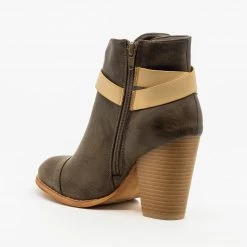 Mi.im Newest Arrivals Modern Belt Around Ankle Bootie