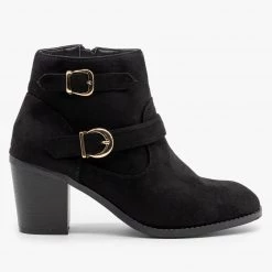 Weeboo Modern Double Buckle Booties