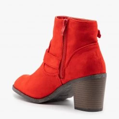 Weeboo Modern Double Buckle Booties