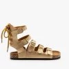 Forever Monochrome Buckled Cork Sandal