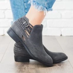 Soda Shoes Multi Strap Detail Bootie