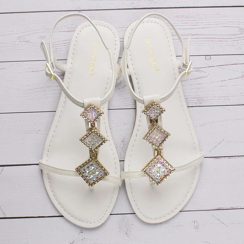 Bamboo Newest Arrivals Nadya Rhinestone Sandals 3 Bamboo Newest Arrivals Nadya Rhinestone Sandals