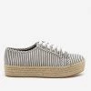 Bamboo Shoes Nautical Espadrille Platform Sneakers
