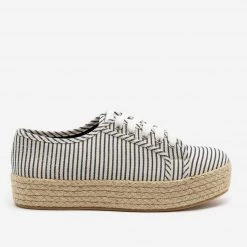 Bamboo Shoes Nautical Espadrille Platform Sneakers