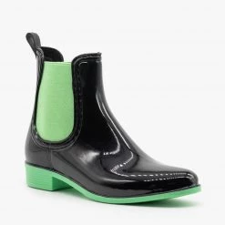 Forever Newest Arrivals Neon Accent Chelsea Rain Boots 17 Forever Newest Arrivals Neon Accent Chelsea Rain Boots