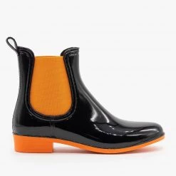 Forever Newest Arrivals Neon Accent Chelsea Rain Boots 21 Forever Newest Arrivals Neon Accent Chelsea Rain Boots