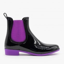 Forever Newest Arrivals Neon Accent Chelsea Rain Boots 18 Forever Newest Arrivals Neon Accent Chelsea Rain Boots