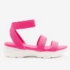 Top Moda Neon Chunky Sole Sandals Newest Arrivals