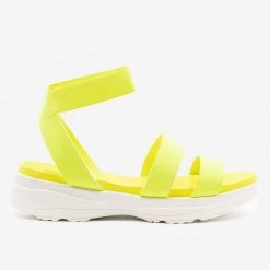Top Moda Neon Chunky Sole Sandals Newest Arrivals
