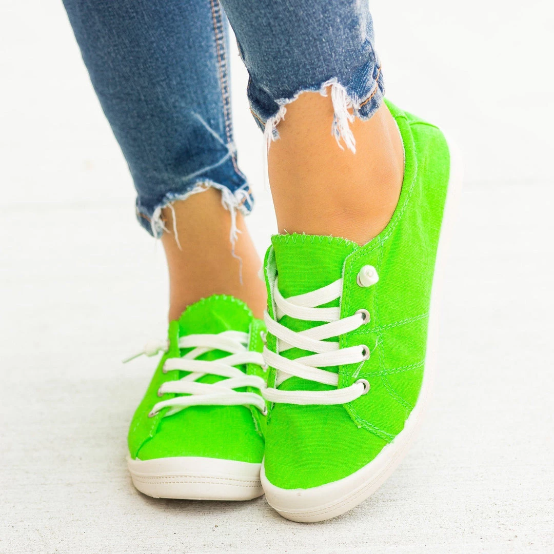 Forever Neon Comfort Canvas Fashion Sneakers Newest Arrivals 11 Forever Neon Comfort Canvas Fashion Sneakers Newest Arrivals