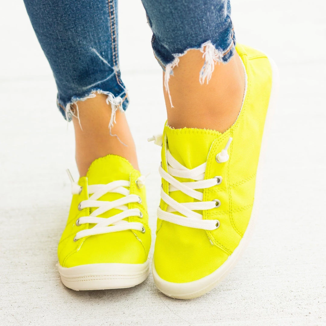 Forever Neon Comfort Canvas Fashion Sneakers Newest Arrivals 7 Forever Neon Comfort Canvas Fashion Sneakers Newest Arrivals