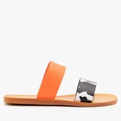 Bamboo Shoes Neon Cow Print Sandals Newest Arrivals