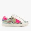 Nature Breeze Neon Iridescent Snake Fashion Sneakers