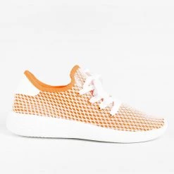 Qupid Shoes Neon Mesh Athletic Sneakers