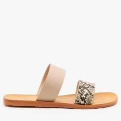 Bamboo Shoes Neon Snake Print Sandals Newest Arrivals