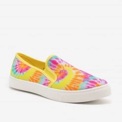 Bamboo Shoes Neon Tie Dye Canvas Sneakers Newest Arrivals 3 Bamboo Shoes Neon Tie Dye Canvas Sneakers Newest Arrivals