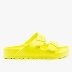 Qupid Shoes Neon VSCO Girl Comfy Slides Newest Arrivals