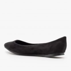 Breckelle's Neutral Pointed Toe Ballet Flats Newest Arrivals
