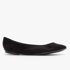 Breckelle's Neutral Pointed Toe Ballet Flats Newest Arrivals