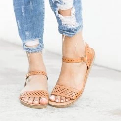 Weeboo Nora Diamond Cut-Out Sandals