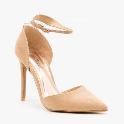 Anne Michelle Nude D'Orsay Stiletto Heels